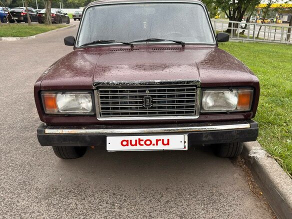 2008 Lada (ВАЗ) 2107, пурпурный, 155000 рублей - вид 1