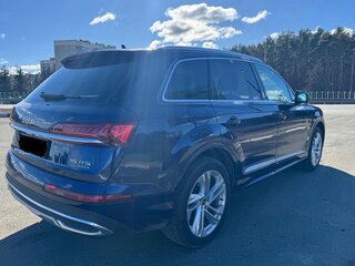 2020 Audi Q7 II (4M), синий, 4590000 рублей, вид 3