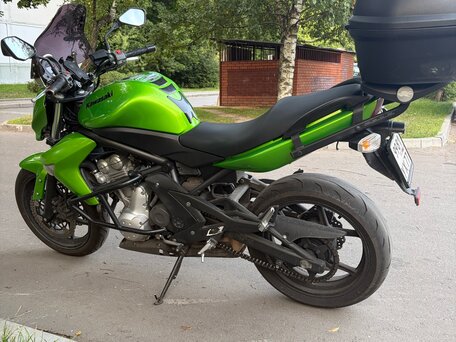 2008 Kawasaki ER-6N, зелёный, 360000 рублей, вид 4