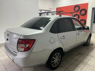 2012 Lada (ВАЗ) Granta I, серебристый, 330000 рублей, вид 4