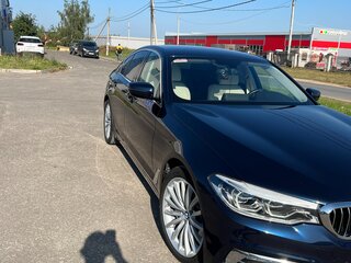 2019 BMW 5 серии 530i xDrive VII (G30/G31/G38), синий, 4650000 рублей, вид 2