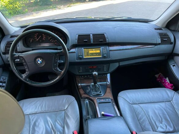 2005 BMW X5 4.4i I (E53) Рестайлинг, серый, 1490000 рублей - вид 9