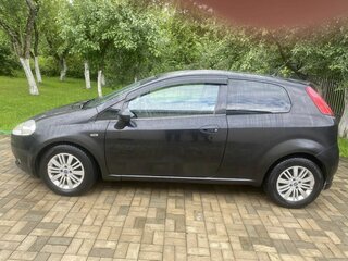 2007 Fiat Punto III Grande Punto, чёрный, 405000 рублей, вид 4