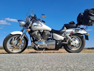 2007 Honda VTX 1300, белый, 480000 рублей, вид 1
