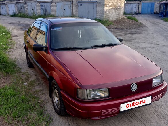 1989 Volkswagen Passat B3, красный, 95000 рублей - вид 6