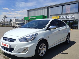 2012 Hyundai Solaris I, белый, 810000 рублей, вид 1