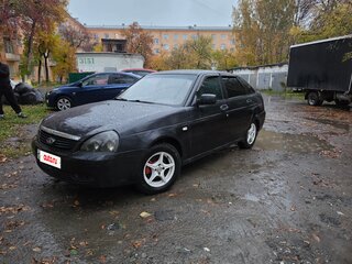 2008 Lada (ВАЗ) Priora I, чёрный, 150000 рублей, вид 1