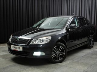 2012 Skoda Octavia II (A5) Рестайлинг, чёрный, 977000 рублей, вид 1