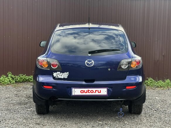 2006 Mazda 3 I (BK) Рестайлинг, синий, 329777 рублей - вид 4