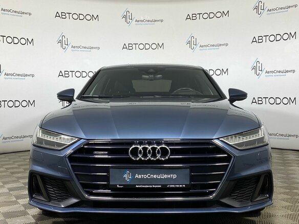 2018 Audi A7 55 TFSI II (4K), синий, 3949900 рублей - вид 5