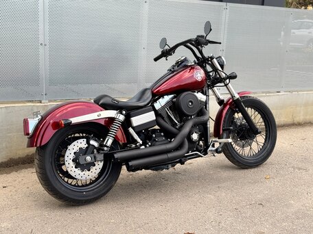 2006 Harley-Davidson Street Bob, красный, 790000 рублей, вид 5