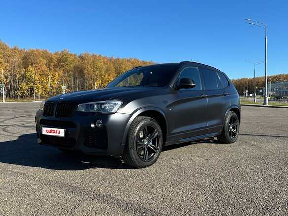 2014 BMW X3 20i xDrive II (F25), чёрный, 1950000 рублей