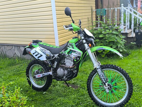 1999 Kawasaki KLX 250, зелёный, 250000 рублей - вид 13