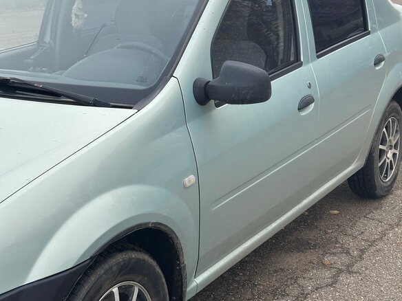 2007 Renault Logan I, серебристый, 300000 рублей - вид 5