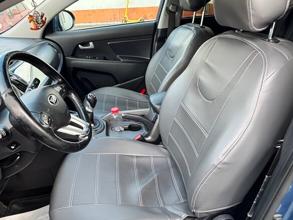 2014 Kia Sportage III Рестайлинг, синий, 1230000 рублей - вид 17