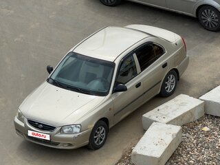 2006 Hyundai Accent ТагАЗ II, бежевый, 220000 рублей, вид 1