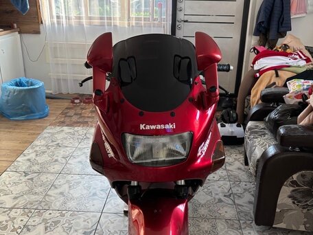 1993 Kawasaki ZZR 400, красный, 280000 рублей, вид 2