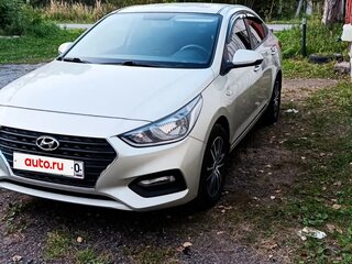 2019 Hyundai Solaris II, бежевый, 1325000 рублей, вид 1