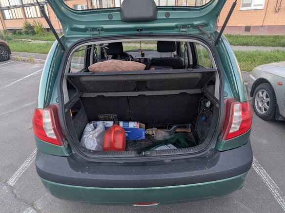 2006 Hyundai Getz I Рестайлинг, зелёный, 370000 рублей - вид 5