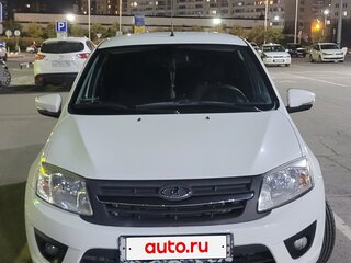 2018 Lada (ВАЗ) Granta I, белый, 525000 рублей, вид 2