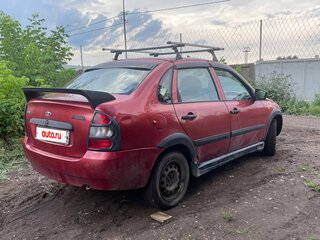 2005 Lada (ВАЗ) Kalina I, красный, 100000 рублей, вид 2