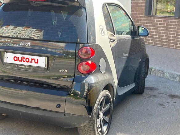 2007 Smart Fortwo II, чёрный - вид 2