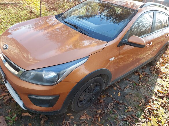 2018 Kia Rio X-Line IV, оранжевый, 1200000 рублей - вид 4