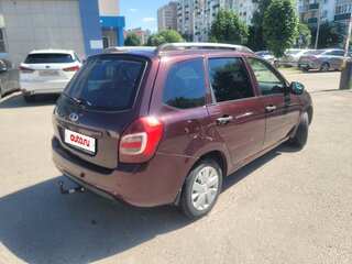 2014 Lada (ВАЗ) Kalina II, пурпурный, 345000 рублей, вид 4