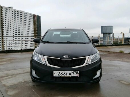 2015 Kia Rio 6-speed III, чёрный, 840000 рублей, вид 2