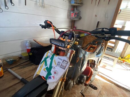 2011 Motoland WRX125, оранжевый, 30000 рублей, вид 2