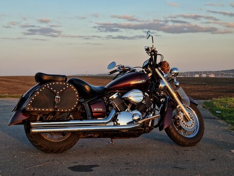2006 Yamaha XVS1100, красный, 475000 рублей, вид 3
