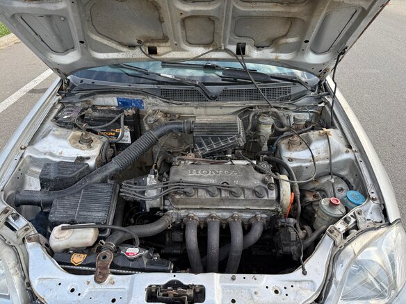 1998 Honda Civic VI, серый, 270000 рублей - вид 8