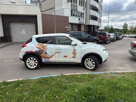 2014 Nissan Juke I, белый, 1119000 рублей, вид 3