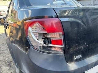 2013 Lada (ВАЗ) Granta I, чёрный, 105000 рублей, вид 4