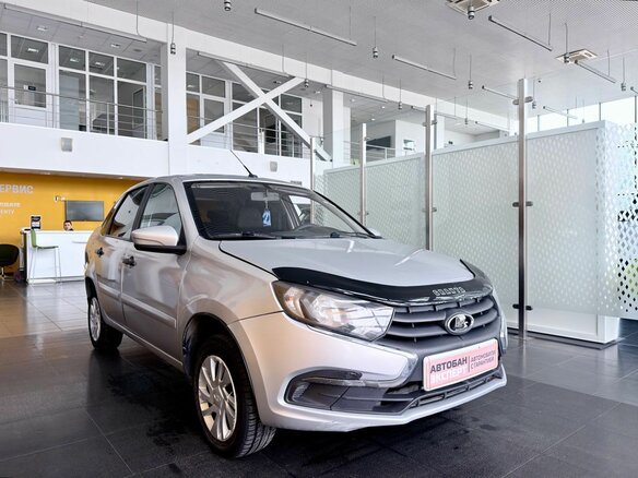 2019 Lada (ВАЗ) Granta I Рестайлинг, серебристый - вид 2