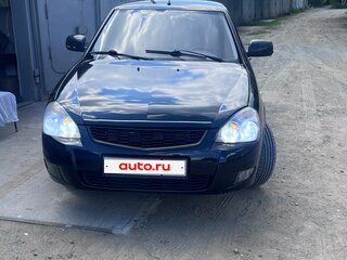 2012 Lada (ВАЗ) Priora I, чёрный, 385000 рублей, вид 3