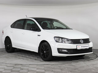 2019 Volkswagen Polo V Рестайлинг, белый, 1347000 рублей, вид 3