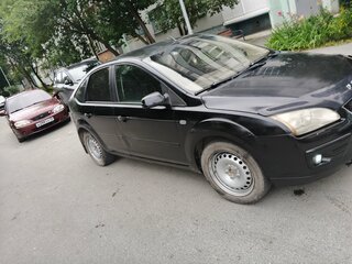 2007 Ford Focus II Рестайлинг, чёрный, 365000 рублей, вид 2