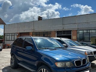 2001 BMW X5 3.0i I (E53), синий, 919000 рублей, вид 3