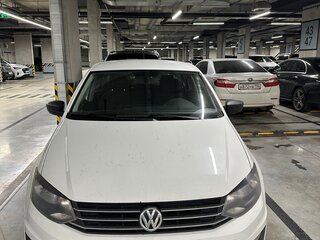 2019 Volkswagen Polo V Рестайлинг, белый, 560000 рублей, вид 2