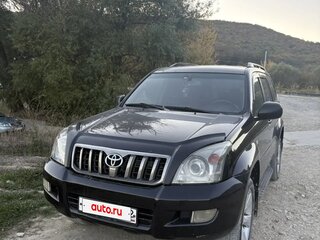 2007 Toyota Land Cruiser Prado 5-speed 120 Series Рестайлинг, чёрный, 2150000 рублей, вид 1
