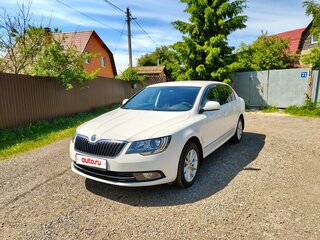 2014 Skoda Superb DSG II Рестайлинг, белый, 1899999 рублей, вид 1