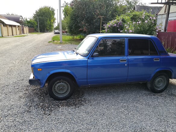 1999 Lada (ВАЗ) 2107, синий, 80000 рублей - вид 5