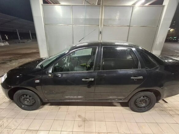 2014 Lada (ВАЗ) Granta I, чёрный, 355000 рублей - вид 9