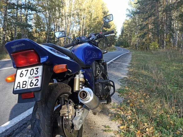 1997 Honda CB 400 Super Four, синий, 280000 рублей - вид 17