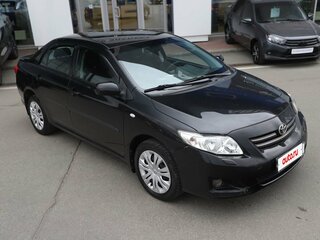 2008 Toyota Corolla AMT X (E140, E150), чёрный, 720000 рублей, вид 2