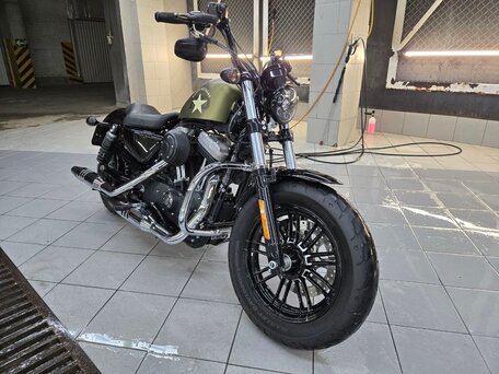 2012 Harley-Davidson Sportster 1200, зелёный, 900000 рублей, вид 4