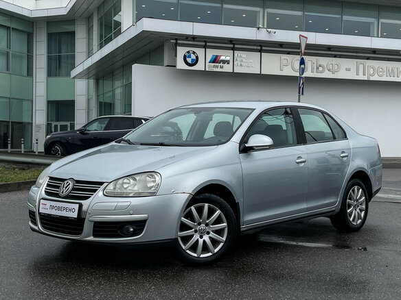 2008 Volkswagen Jetta V, серебристый, 467000 рублей