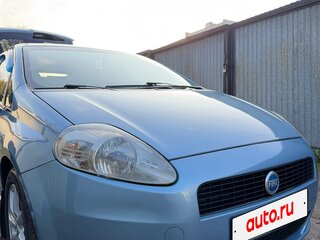 2008 Fiat Punto III Grande Punto, голубой, 445000 рублей, вид 2
