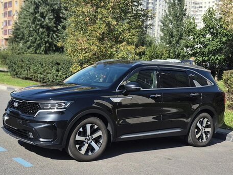 2021 Kia Sorento IV, чёрный, 3690000 рублей, вид 1